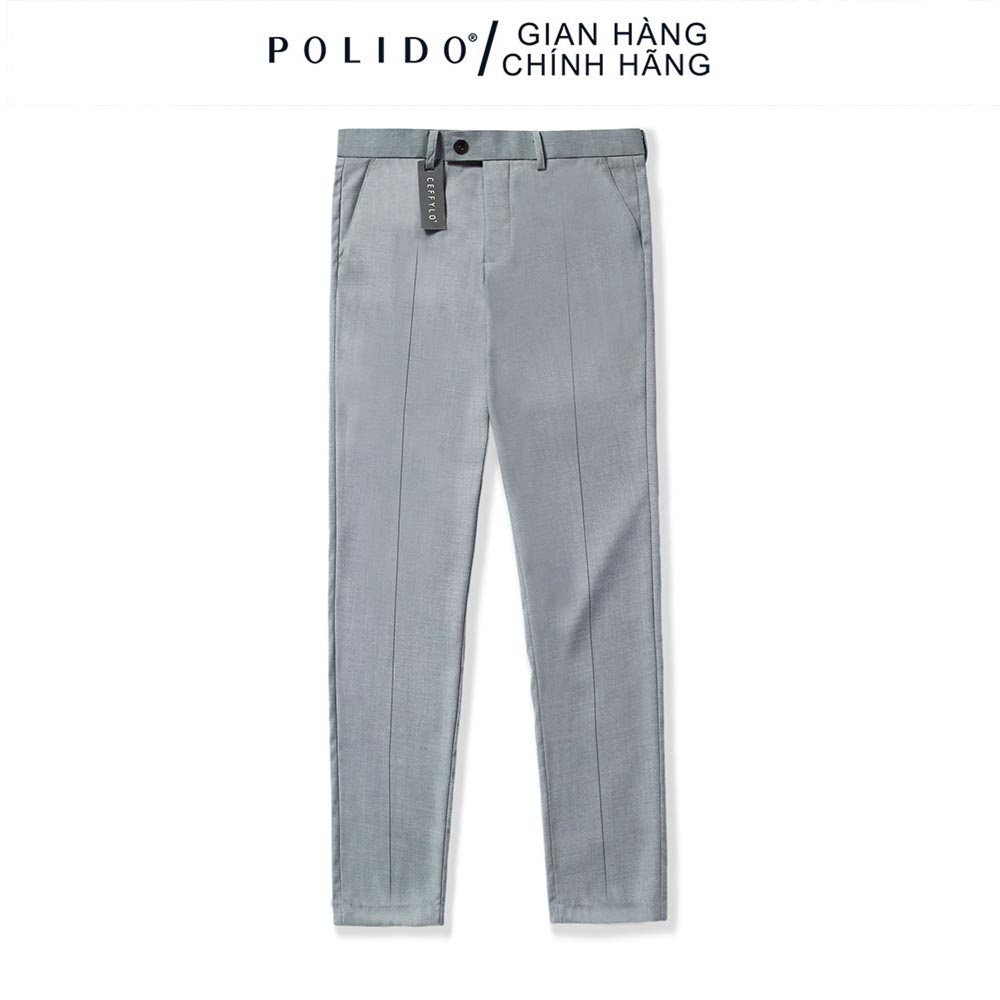 Quần Âu Nam Công Sở CEFFYLO Dáng Trơn Slimfit Hiện Đại Chuẩn Smart Casual - POLIDO Mall