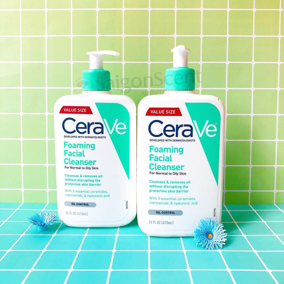 [Mã 1911FMCGSALE giảm 8% đơn 500K] Sữa rửa mặt CeraVe Foaming Facial Cleanser Value Size (473mL) | BigBuy360 - bigbuy360.vn