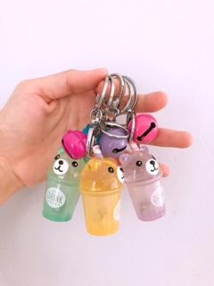Móc khoá trà sữa xinh