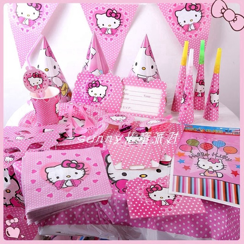 Bộ dụng cụ ăn uống hình Hello Kitty dễ thương cho bé