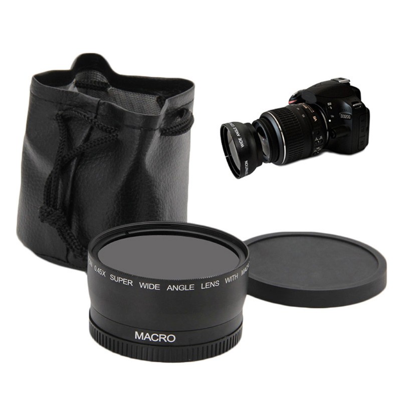 Ống Kính Góc Rộng 58mm 0.45x0.45 Cho Canon EOS 350D / 400D / 450D / 500D / 600D | WebRaoVat - webraovat.net.vn