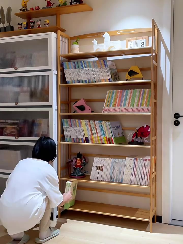 LACCOHUG Kệ Để Sách Kệ Sách Gỗ Góc Tường Giao hàng trong vòng 12 giờ | BigBuy360 - bigbuy360.vn