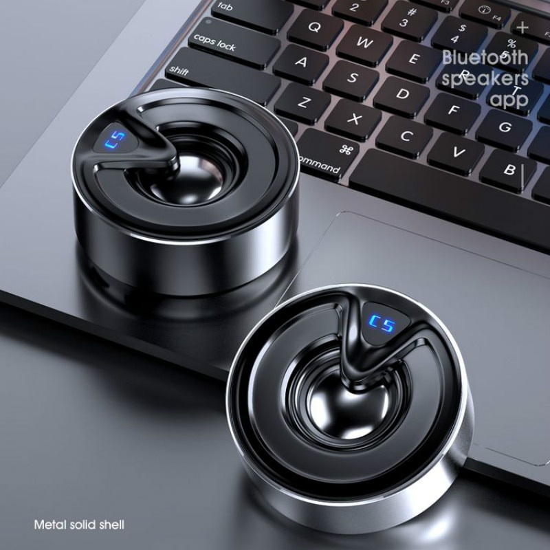 Loa Bluetooth Không Dây Mini Bằng Kim Loại Hỗ Trợ Âm Thanh TWS