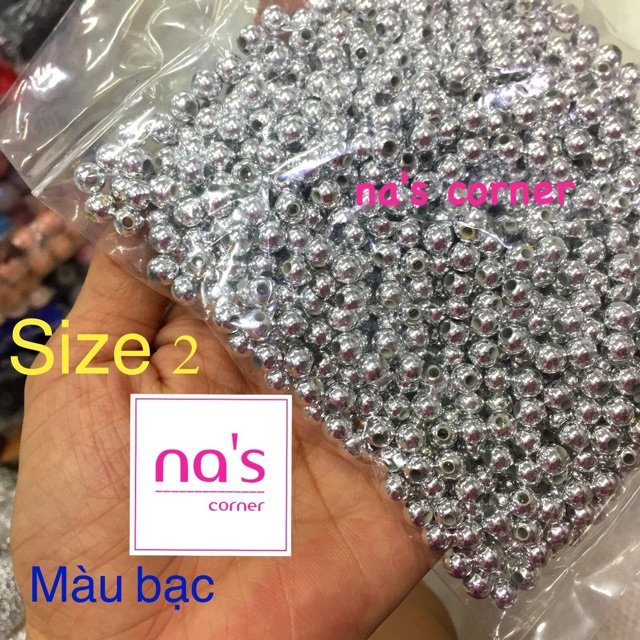 25gr hạt nhựa xi giả kim loại hàng đẹp