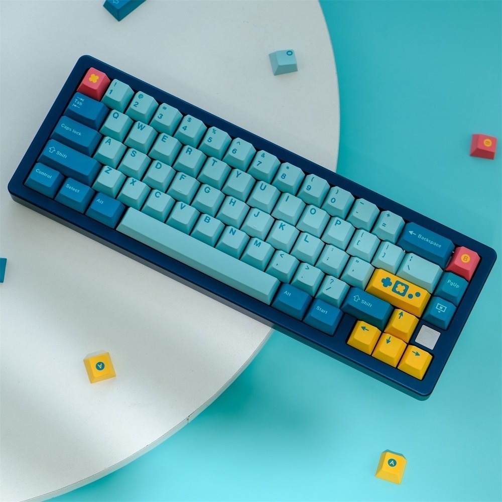 129 Phím GMK Retrocast Keycaps Cherry Profile PBT DYE-SUB Bàn phím cơ Keycap