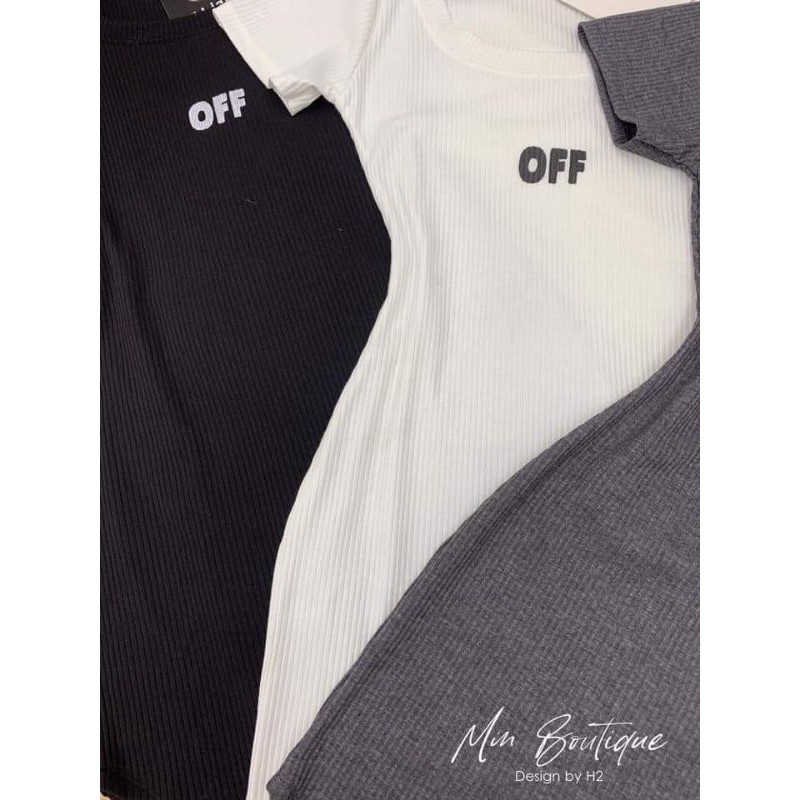 Váy ôm Body thêu chữ OFF. | BigBuy360 - bigbuy360.vn