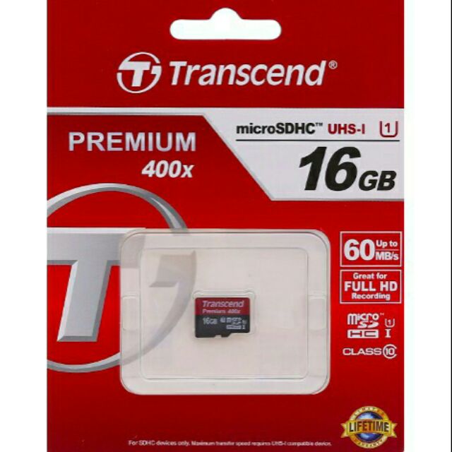 Thẻ Nhớ Transcend Micro SD Lass 10