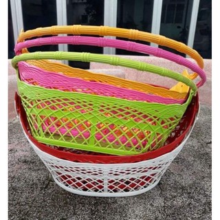 10c giỏ Gói quà tết size ĐẠI, Giỏ nhựa giả mây Gói quà tết