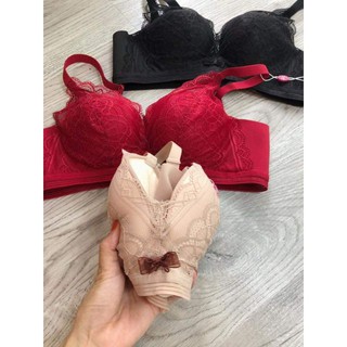 (8139)Áo lot ren đem cotton