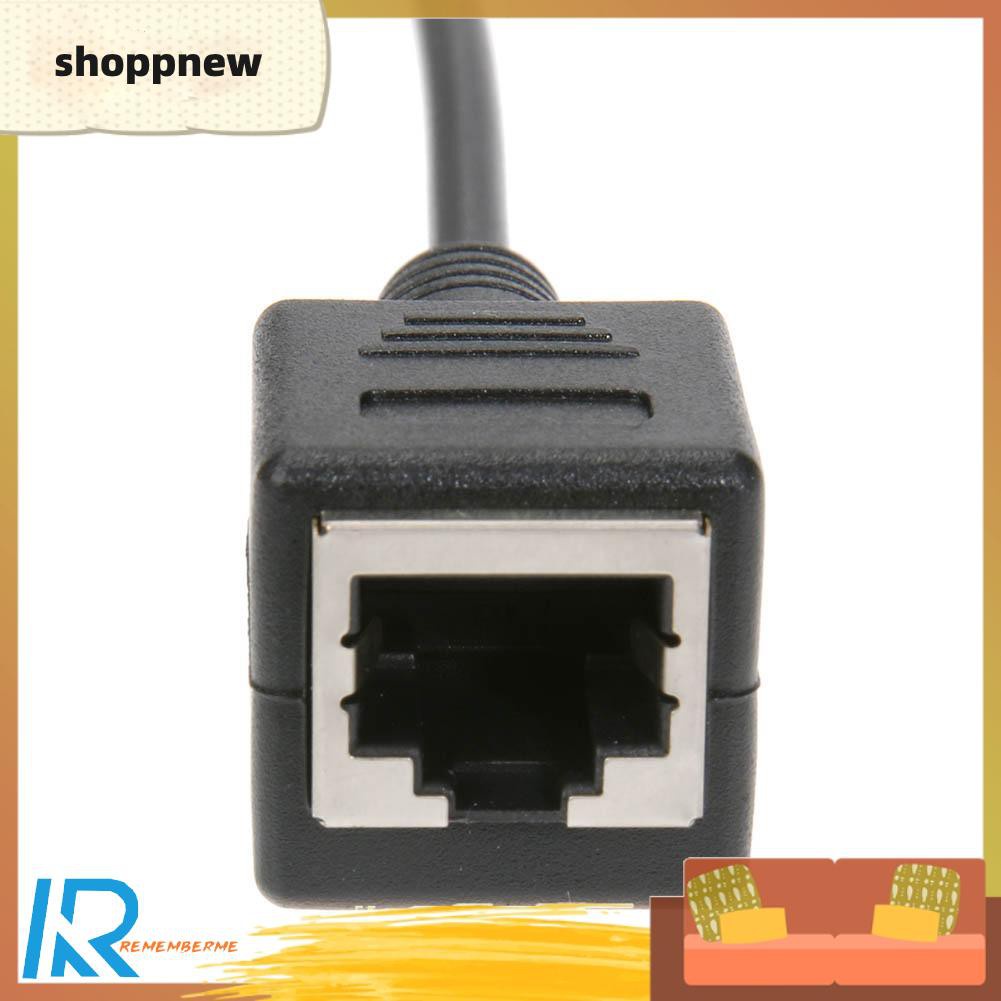 Dây Cáp Chia Cổng Mạng Rj45 Male Sang 2 Female Đen | BigBuy360 - bigbuy360.vn