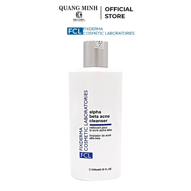 Sữa Rửa Mặt Giảm Mụn Phục Hồi Da Fcl Alpha Beta Acne Cleanser 200ml