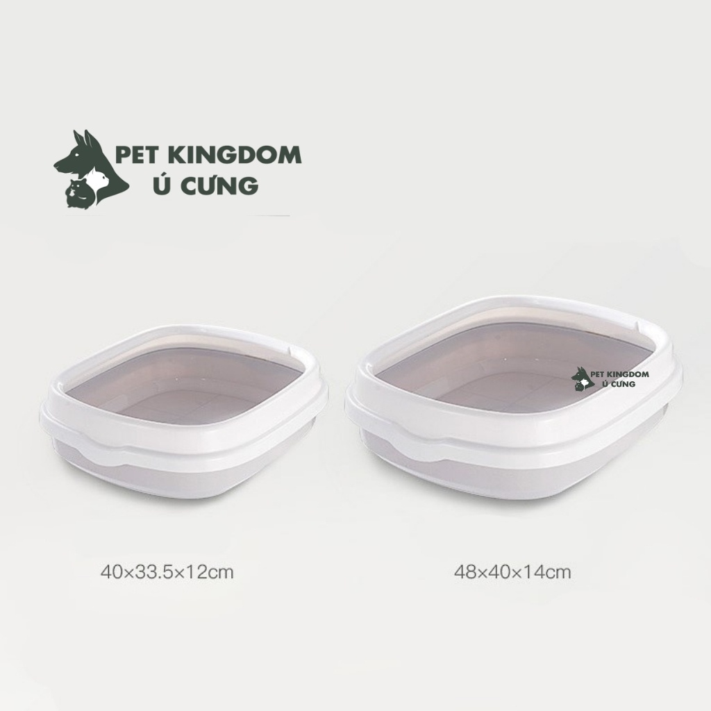 Khay Vệ Sinh Cho Mèo Kèm Xẻng - Chậu Cát Mèo
