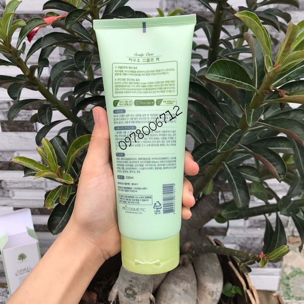 [Hasuo-chính hãng] Kem xả dưỡng chất ngăn rụng và kích thích mọc tóc HASUO Scalp Pack 230ml