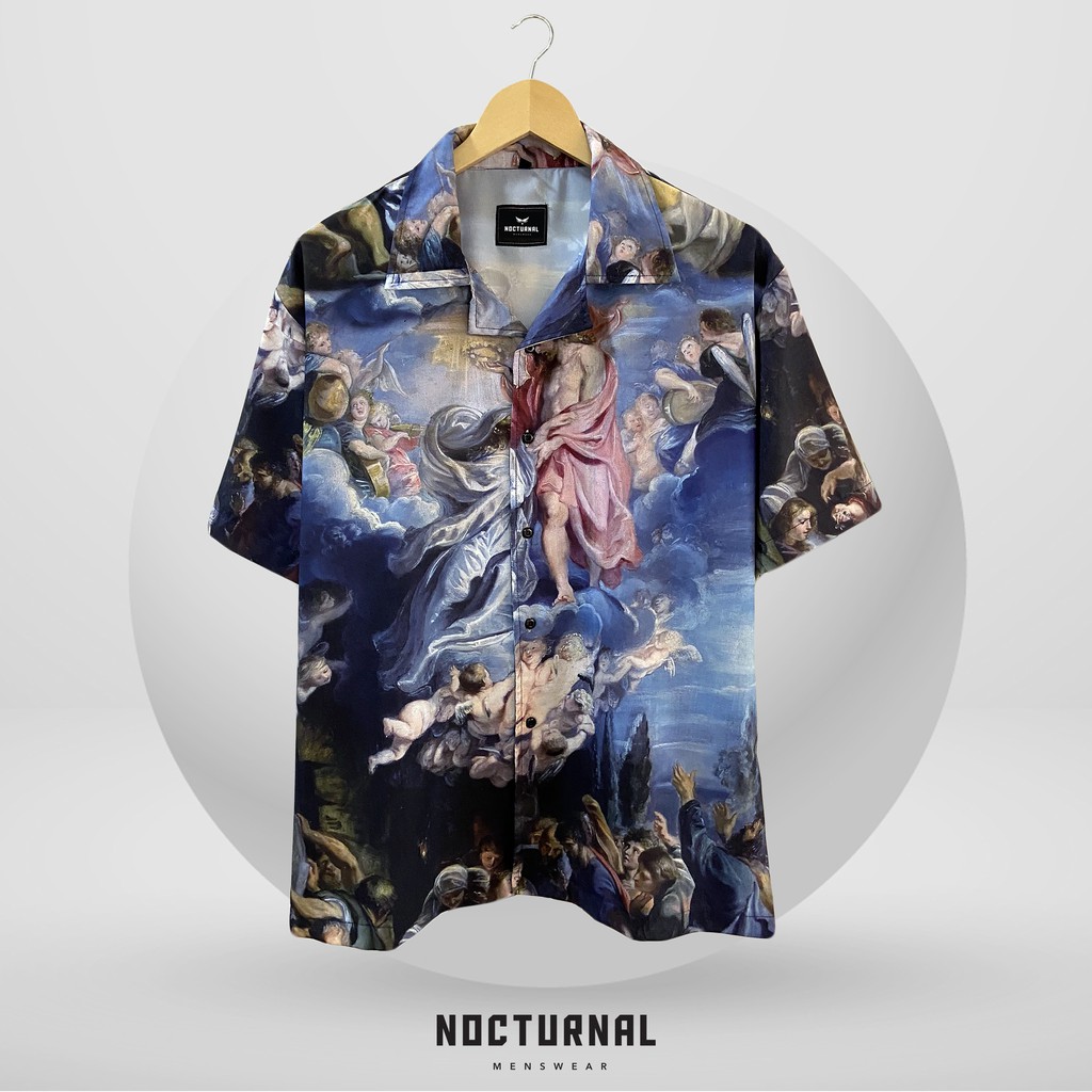 ÁO SƠ MI FULLPRINT CỔ VEST RENAISSANCE UNISEX NOCTURNAL | BigBuy360 - bigbuy360.vn