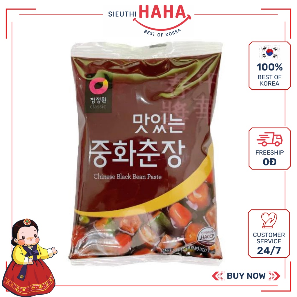 Sốt mì tương đen hàn quốc DAESANG CHINESE BLACK BEAN PASTE 250g