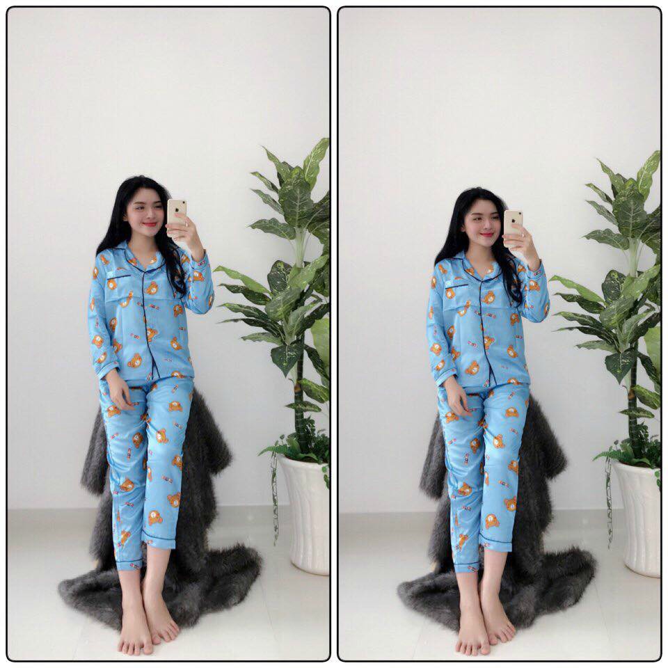 Bộ Pijama Nữ Dài Tay ❤️ Set mặc nhà pijama nữ dài tay SIÊU HOT ❤️