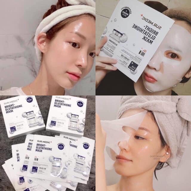 Mặt nạ Glutathione dưỡng trắng Sur.Medic Bright Mask 30g