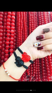 Lắc tay hồ hly tết dây