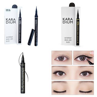 Bút kẻ mắt nước đầu lông Karadium Waterproof Brush Liner Black (NRS)