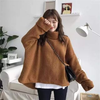 Áo len form rộng nữ