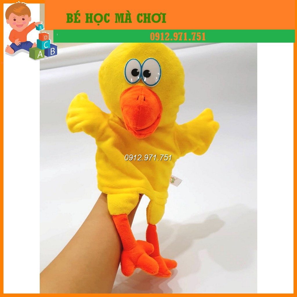 Con Rối Bàn Tay Hình Gà Con Dễ Thương Cho Bé