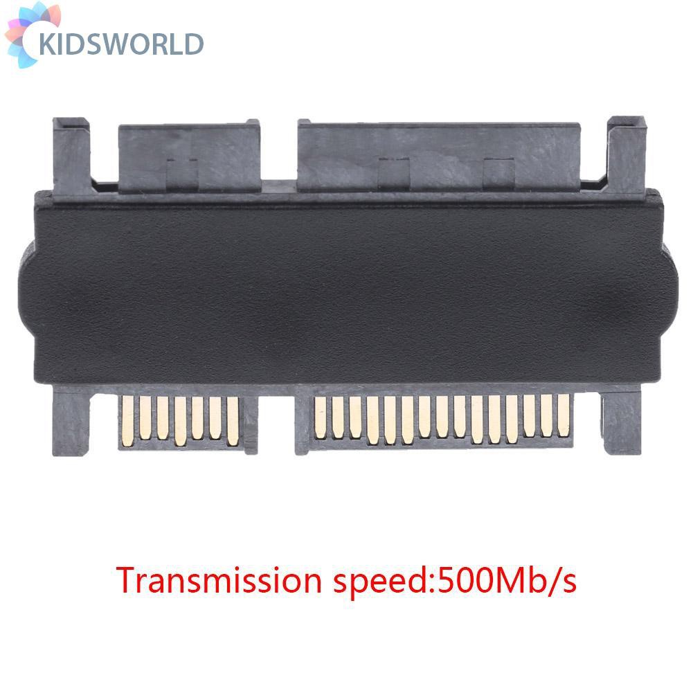 Đầu Chuyển Đổi 7 + 15Pin Male Sang Male Cho 2.5 / SATA / HDD SSD | BigBuy360 - bigbuy360.vn