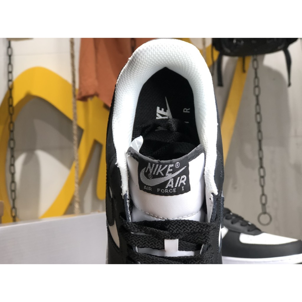 Giày Sneaker Af1 Low Black White Cao Cấp Fullbox, Giày thể thao nam nữ af1 đen trắng lót trần bông,cổ tròn, mẫu mới 2021