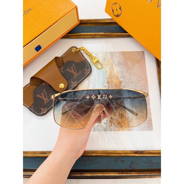 Kính râm chống tia uv 9 màu cho nam và nữ Louis Vuitton LV cao cấp mẫu mới thời trang phong cách