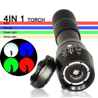 Đèn Pin Siêu Sáng 4 màu (4 in 1)