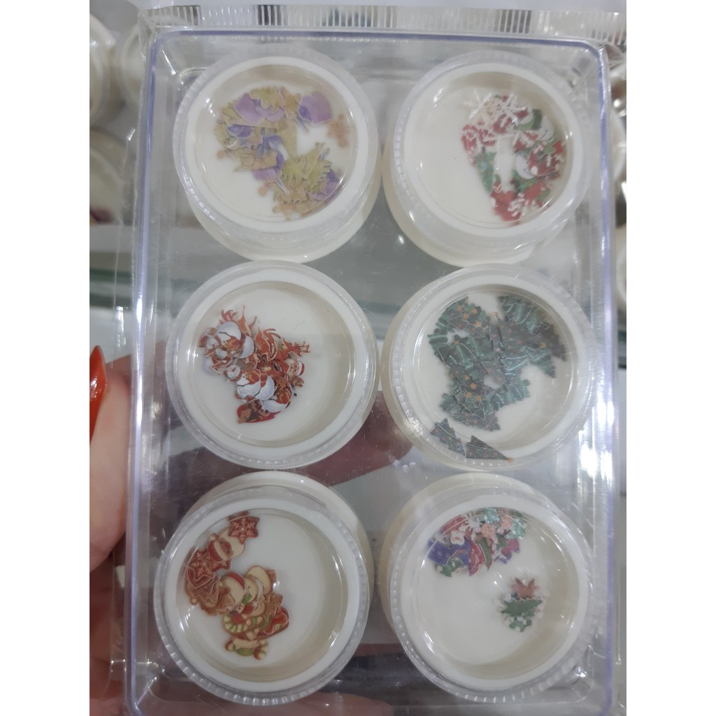 Set giấy trang trí móng (6 hủ) - NA5870