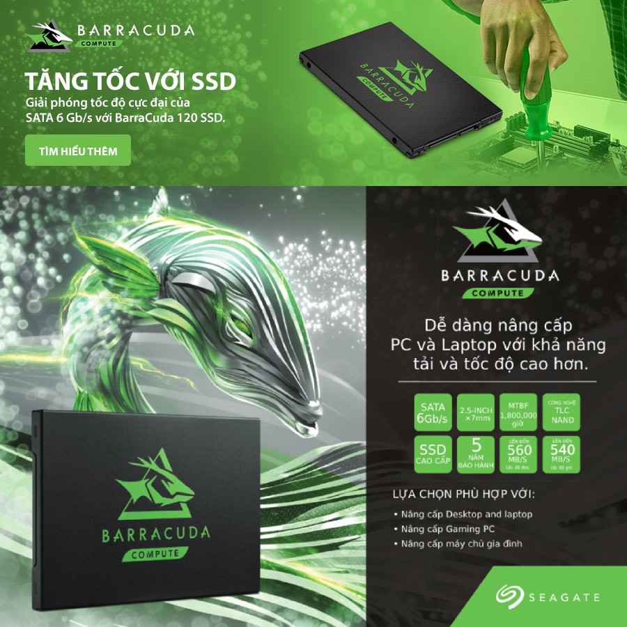 Ổ cứng SSD Seagate BarraCuda 120_250GB 2.5inch SATA_ZA250CM1A003 | BigBuy360 - bigbuy360.vn