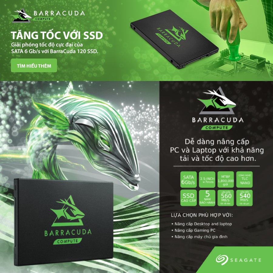 Ổ cứng SSD Seagate BarraCuda 120_250GB 2.5inch SATA_ZA250CM1A003