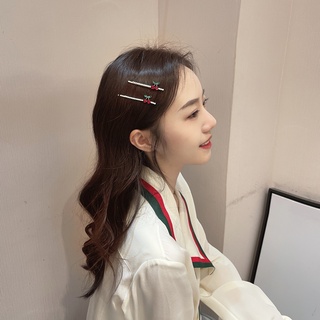 Kẹp Tóc Hình Quả cherry Đính Đá Dễ Thương