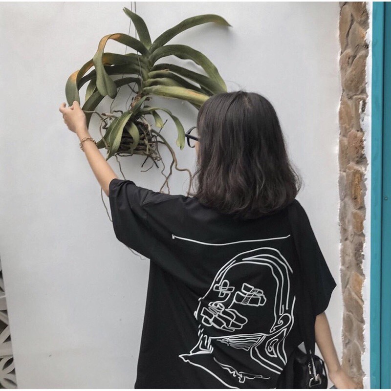 ÁO TAY LỠ IN CHỮ VÀ HÌNH LƯNG