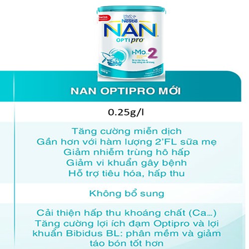 Sữa Nestlé Nan Optipro HMO số 2 400g