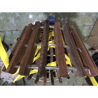 Combo 5 chậu gỗ sao đường kính 20 với 5 móc và 5 túi đựng giá thể