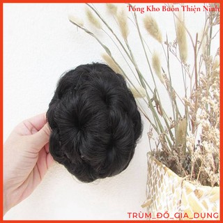 BÚI TÓC GIẢ BÔNG HOA HÀNG CAO CẤP