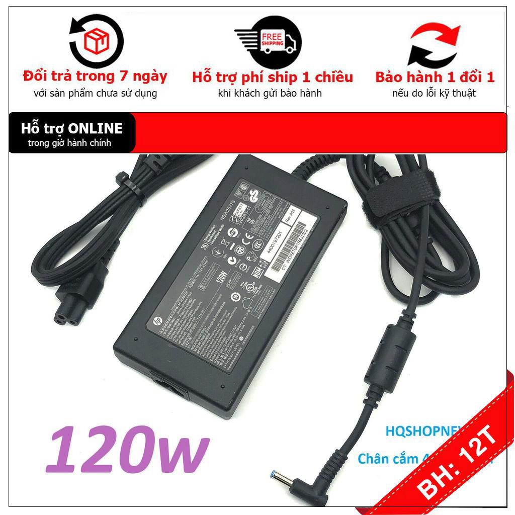 [BH12TH] ⚡️[Sạc zin] Sạc laptop HP 19.5V - 6.15A - 120W Chân Kim Xanh ZIN