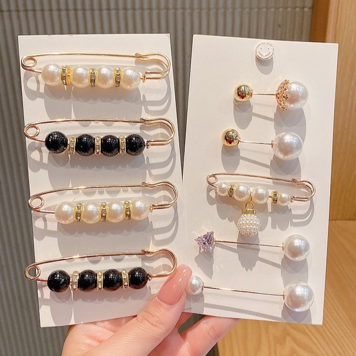 Set trâm cài quần áo phong cách hàn quốc