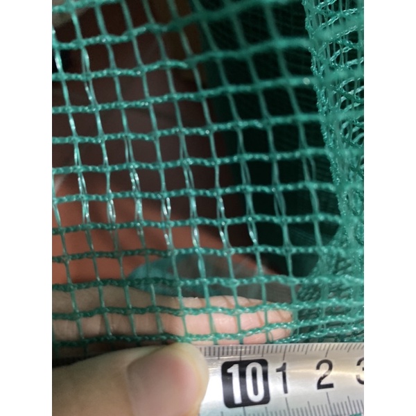 Lưới cước rào gà màu xanh khổ 70 phân ,1m,1m2,1m5 (Hàng đẹp bền ,dai)