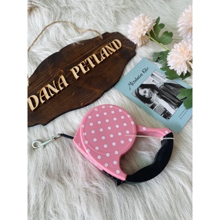 Dây dắt tự động cho chó mèo 5m - dây dắt cuộn