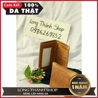 Ví nam da bò handmade 100% ( Ví Đứng )