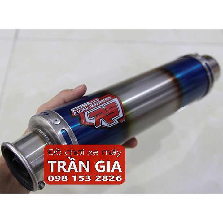 Bộ pô r9 titan full cổ độ pô Raider, Winner, Exciter, Sonic ... - bô r9