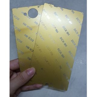 Kính cường lực sharp 404sh mặt trước và mặt sau
