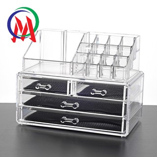 Kệ đựng mỹ phẩm 4 ngăn Sang trọng, thẩm mỹ cho góc bàn trang điểm nhỏ xinh của bạn.