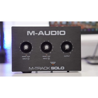 Sound card thu âm m- audio mtrack solo