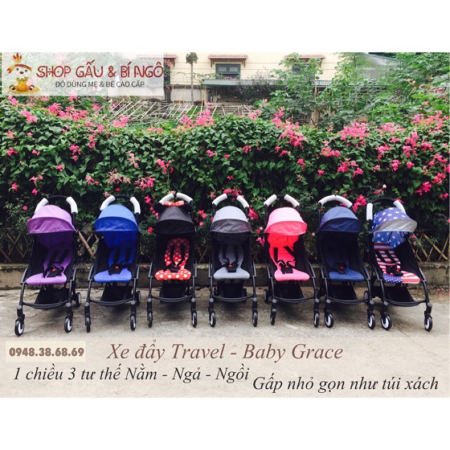  Xe đẩy Travel - Baby Grace chính hãng