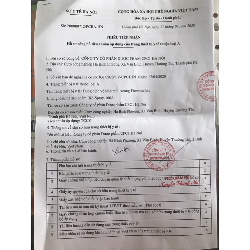 Dung dịch vệ sinh mũi, xoang Free nose kid dùng được cho trẻ từ 6 tháng tuổi - giúp thông thoáng mũi,giảm nghẹt mũi