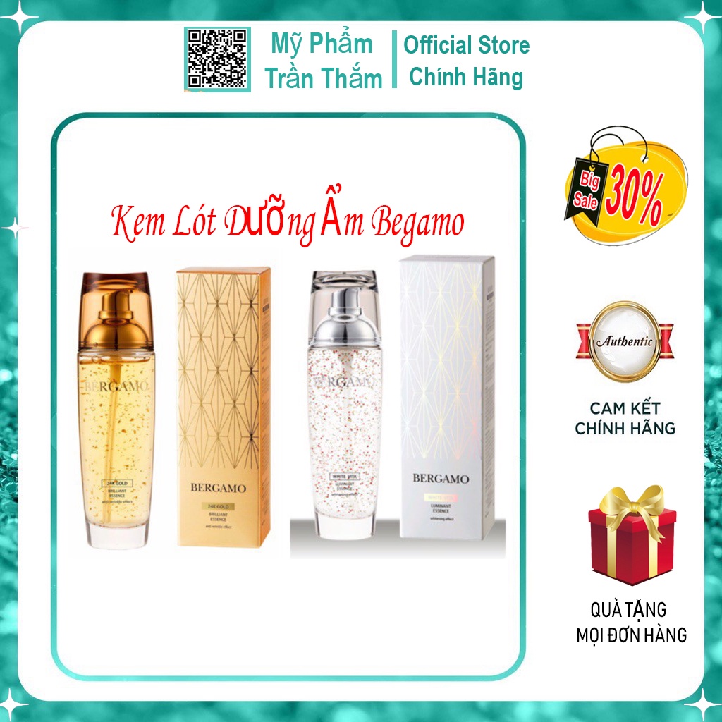 Kem Lót Dưỡng Ẩm Begamo , Chống Lão Hóa Da , Dùng Bước Đầu Trước Khi Makeup