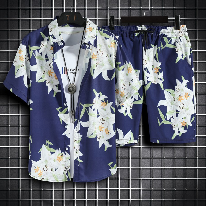Set đồ đi biển thời trang năng động cho nam cỡ M-5XL